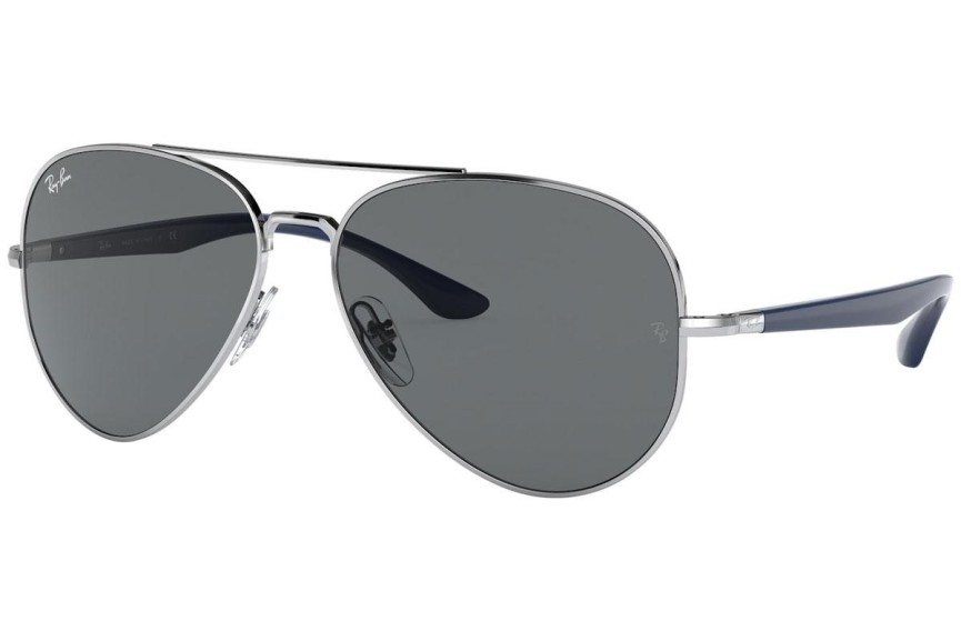 Okulary przeciwsłoneczne Ray-Ban RB3675 003/B1 Pilotki (Aviator) Srebrne