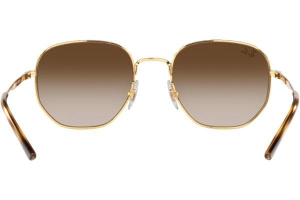 Okulary przeciwsłoneczne Ray-Ban RB3682 001/13 Kwadratowe Złote