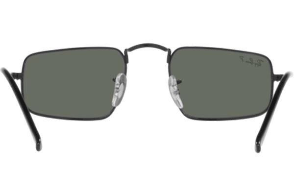 Okulary przeciwsłoneczne Ray-Ban Julie RB3957 002/58 Polarized Prostokątne Czarne