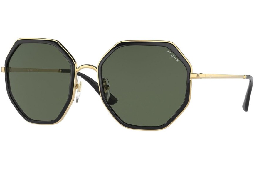 Okulary przeciwsłoneczne Vogue VO4224S 280/71 Okrągłe Czarne