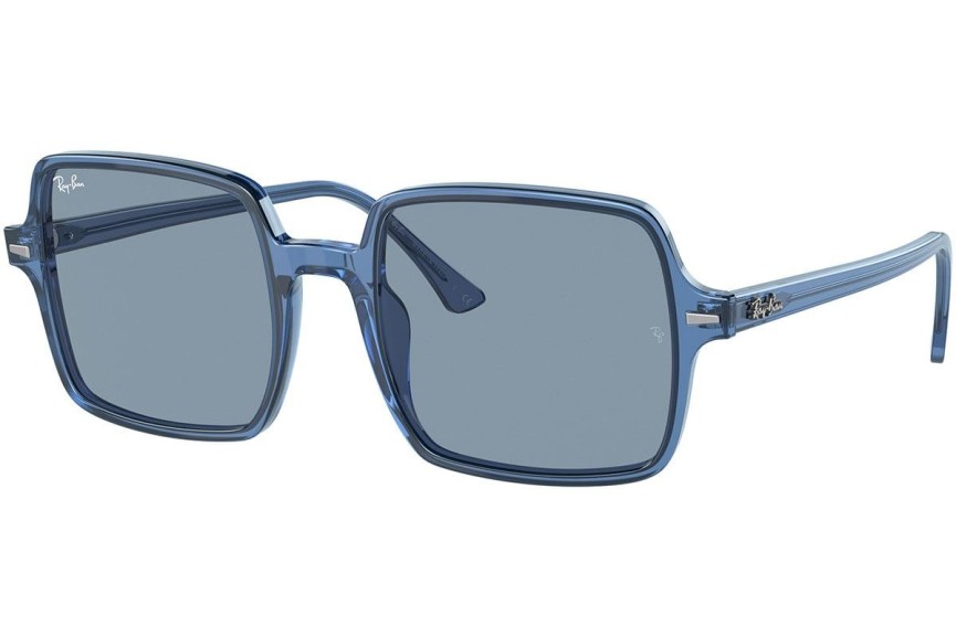 Okulary przeciwsłoneczne Ray-Ban Square II RB1973 658756 Oversize Niebieskie