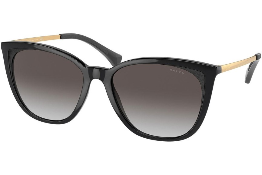 Okulary przeciwsłoneczne Ralph by Ralph Lauren RA5280 50018G Kocie oczy Czarne