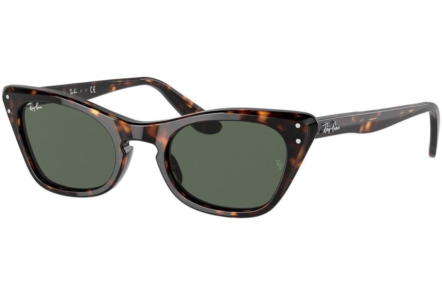 Okulary przeciwsłoneczne Ray-Ban Junior Miss Burbank RJ9099S 710271 Kocie oczy Havana