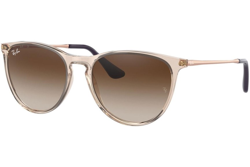Okulary przeciwsłoneczne Ray-Ban Junior Junior Erika RJ9060S 710813 Kwadratowe Brązowe