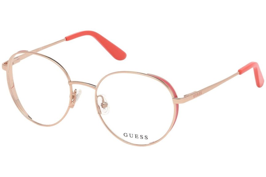 Очила Guess GU2700 028 Заоблени Златна