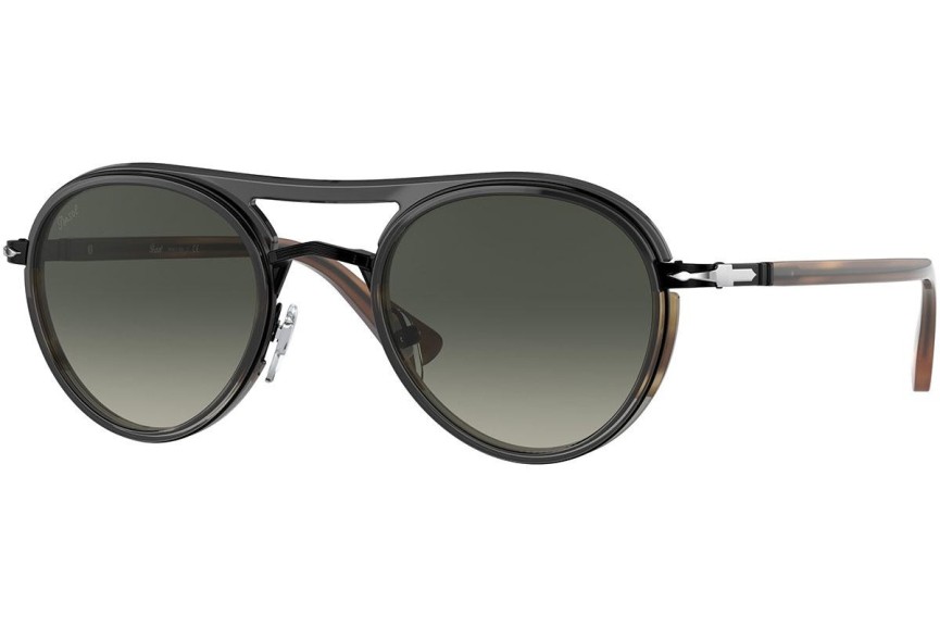 Okulary przeciwsłoneczne Persol PO2485S 114671 Okrągłe Czarne