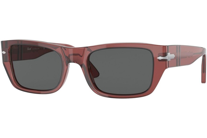 Okulary przeciwsłoneczne Persol PO3268S 1104B1 Prostokątne Czerwone