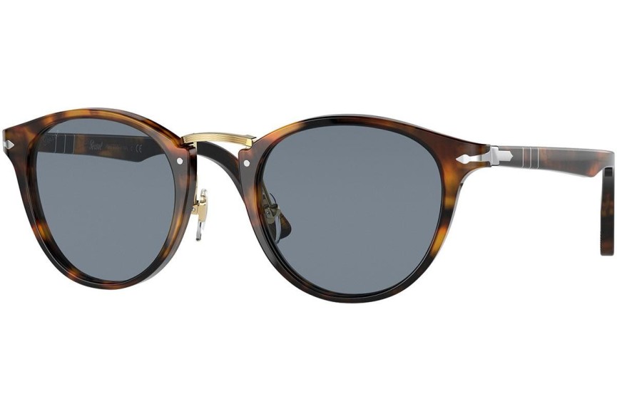 Okulary przeciwsłoneczne Persol PO3108S 108/56 Okrągłe Havana