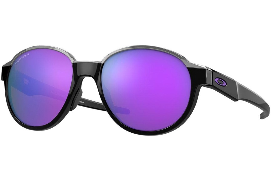 Okulary przeciwsłoneczne Oakley Coinflip OO4144-06 Okrągłe Czarne