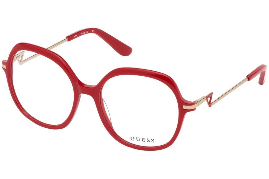 Okulary korekcyjne Guess GU2702 066 Oversize Czerwone