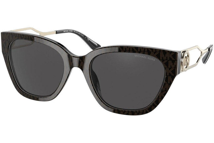 Okulary przeciwsłoneczne Michael Kors Lake Como MK2154 370687 Kwadratowe Brązowe