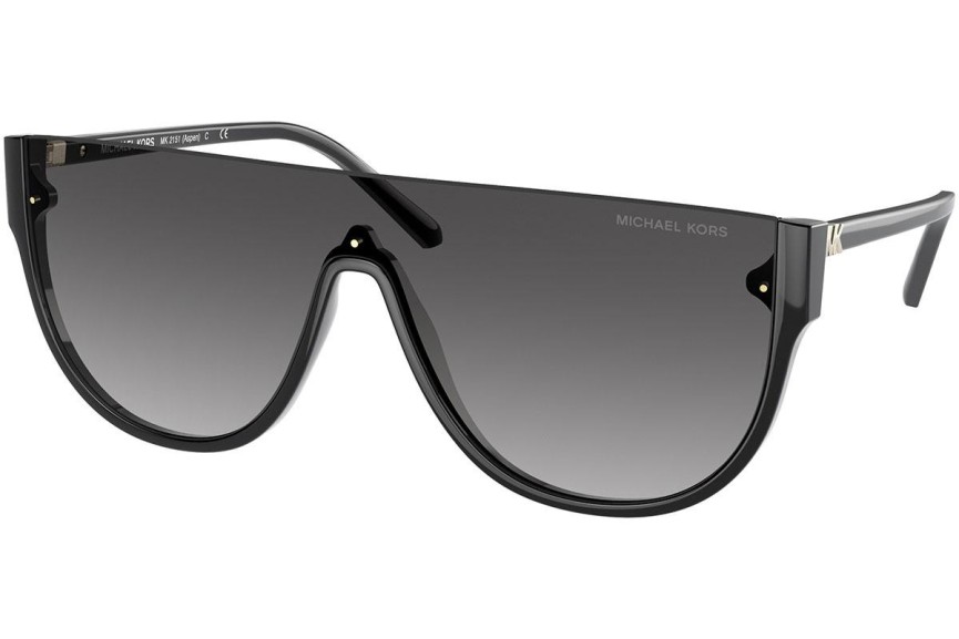 Okulary przeciwsłoneczne Michael Kors Aspen MK2151 30058G Pojedyncze | Shield Czarne