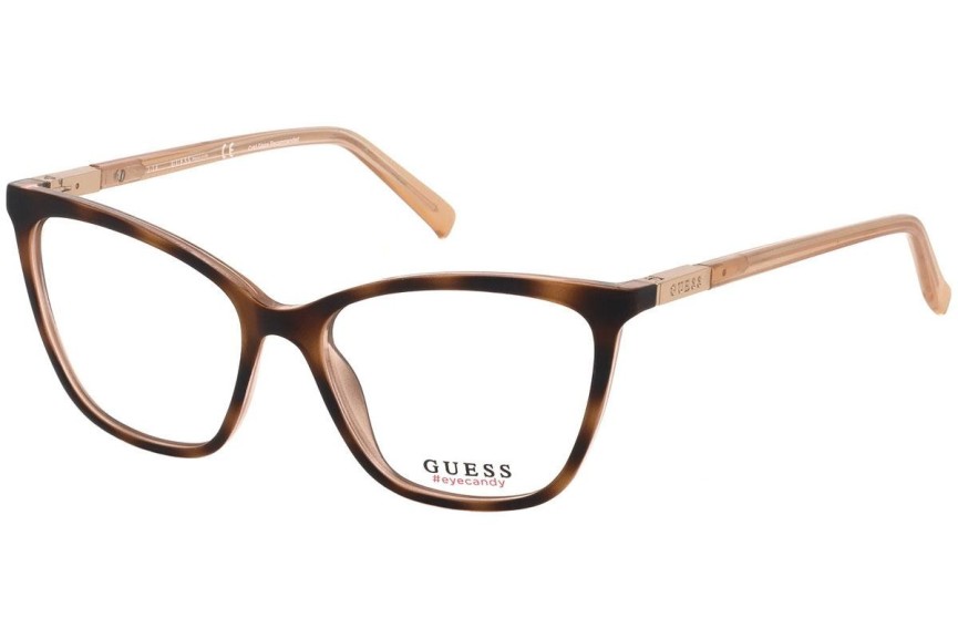 Okulary korekcyjne Guess GU3039 052 Kocie oczy Havana