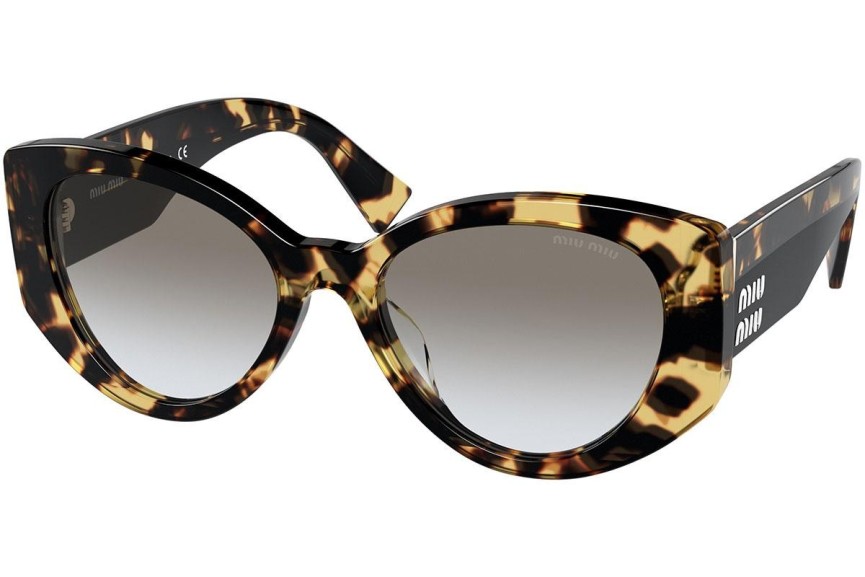 Okulary przeciwsłoneczne Miu Miu MU03WS 7S00A7 Owalne Havana