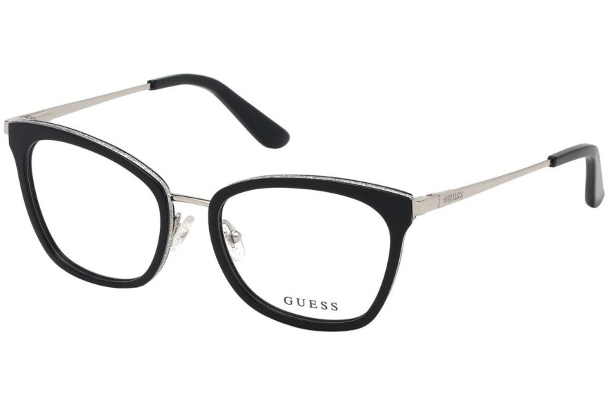 Okulary korekcyjne Guess GU2706 001 Kocie oczy Czarne