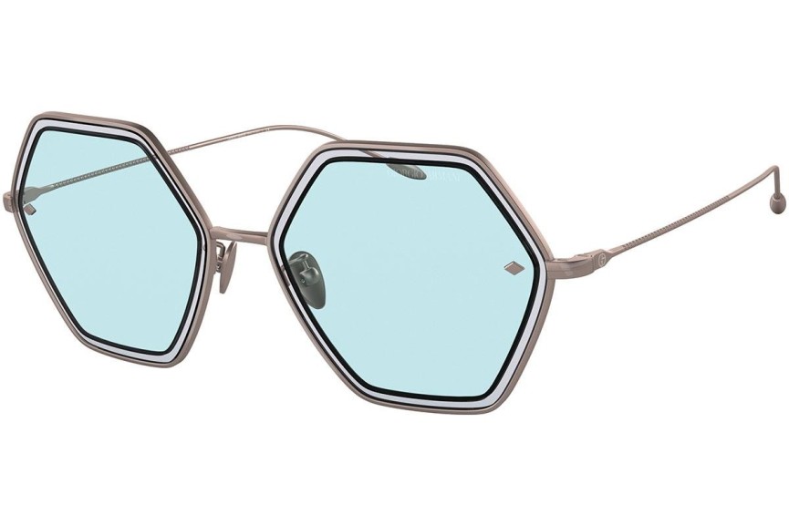 Okulary przeciwsłoneczne Giorgio Armani AR6130 301165 Nieregularny Złote