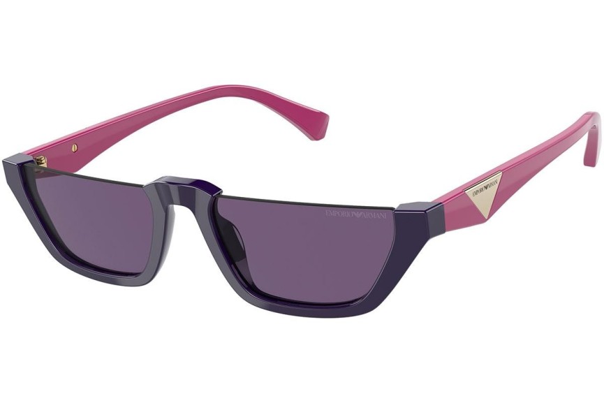 Okulary przeciwsłoneczne Emporio Armani EA4174 55601A Tiny Fioletowe