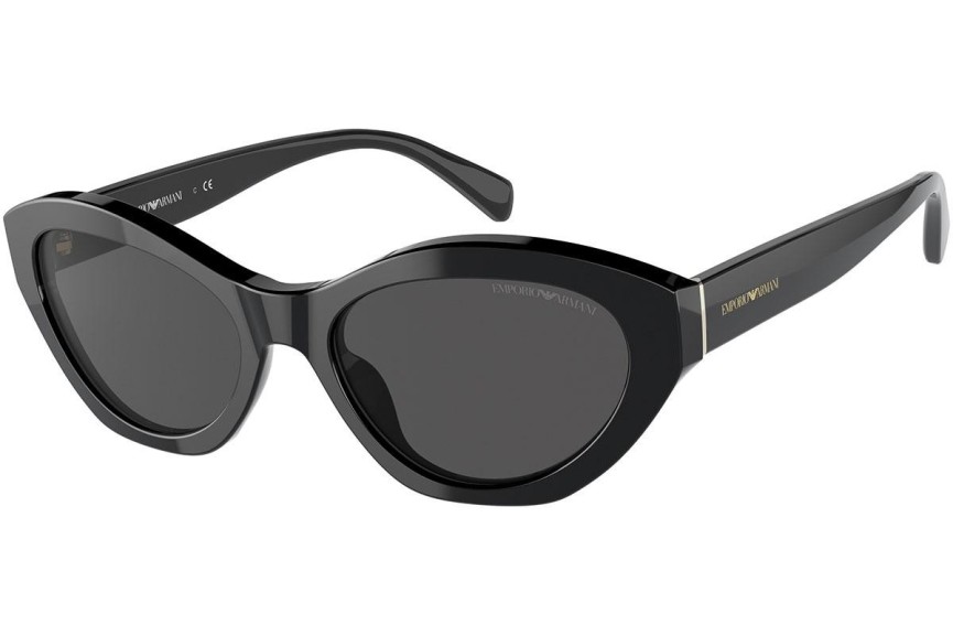 Okulary przeciwsłoneczne Emporio Armani EA4172 501787 Kocie oczy Czarne