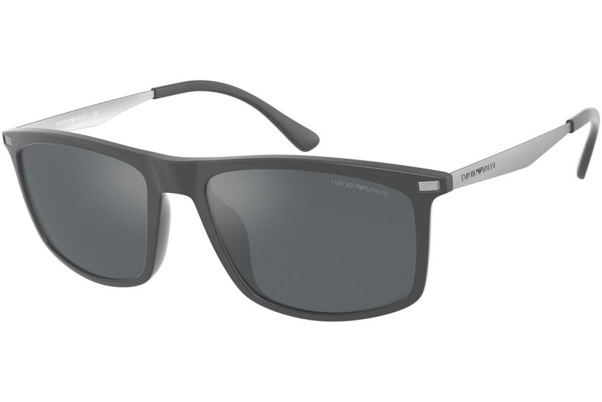 Okulary przeciwsłoneczne Emporio Armani EA4171U 54376G Prostokątne Szare