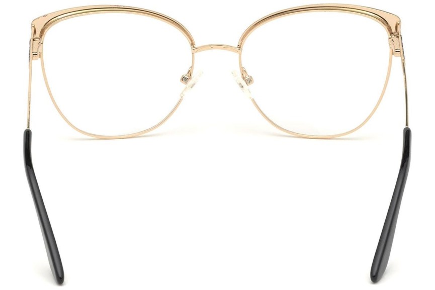 Okulary korekcyjne Guess GU2715 001 Kocie oczy Złote