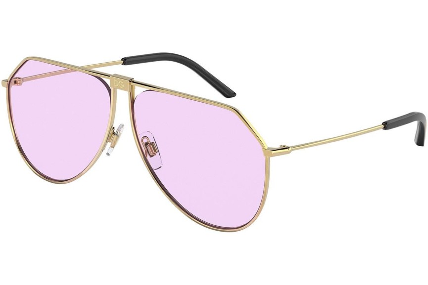 Okulary przeciwsłoneczne Dolce & Gabbana DG2248 02/N0 Pilotki (Aviator) Złote