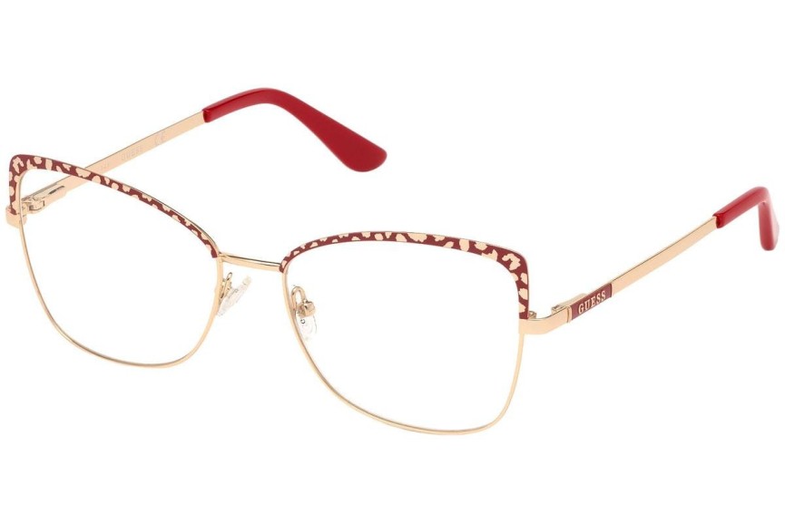 Okulary korekcyjne Guess GU2716 068 Kocie oczy Czerwone