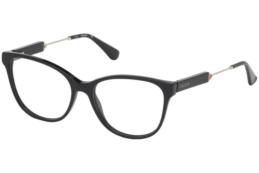 Okulary korekcyjne Guess GU2718 001 Kocie oczy Czarne