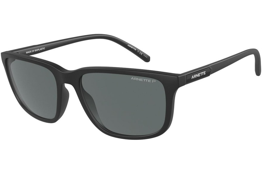 Okulary przeciwsłoneczne Arnette Pirx AN4288 275881 Polarized Prostokątne Czarne