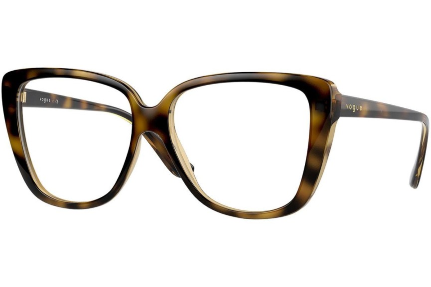 Okulary korekcyjne Vogue Eyewear VO5413 W656 Kocie oczy Havana