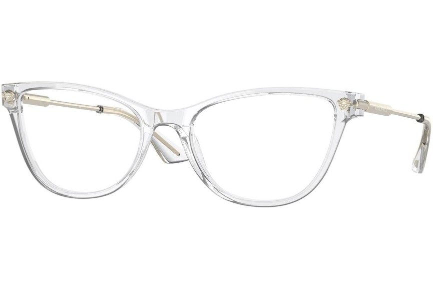 Okulary korekcyjne Versace VE3309 148 Kocie oczy Przezroczyste