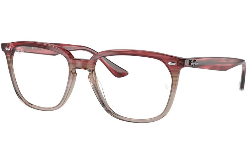 Okulary korekcyjne Ray-Ban RX4362V 8145 Kwadratowe Czerwone