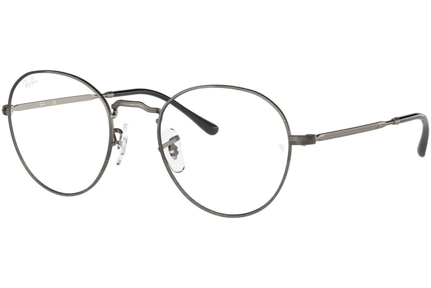 Okulary korekcyjne Ray-Ban David RX3582V 3118 Okrągłe Srebrne