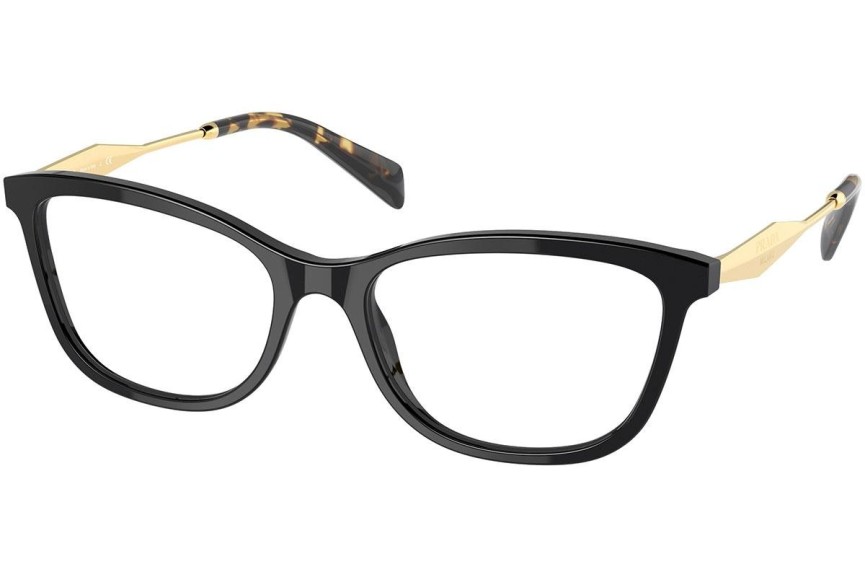 Okulary korekcyjne Prada PR02YV 1AB1O1 Kocie oczy Czarne