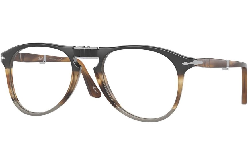 Okulary korekcyjne Persol PO9714VM 1135 Pilotki (Aviator) Czarne