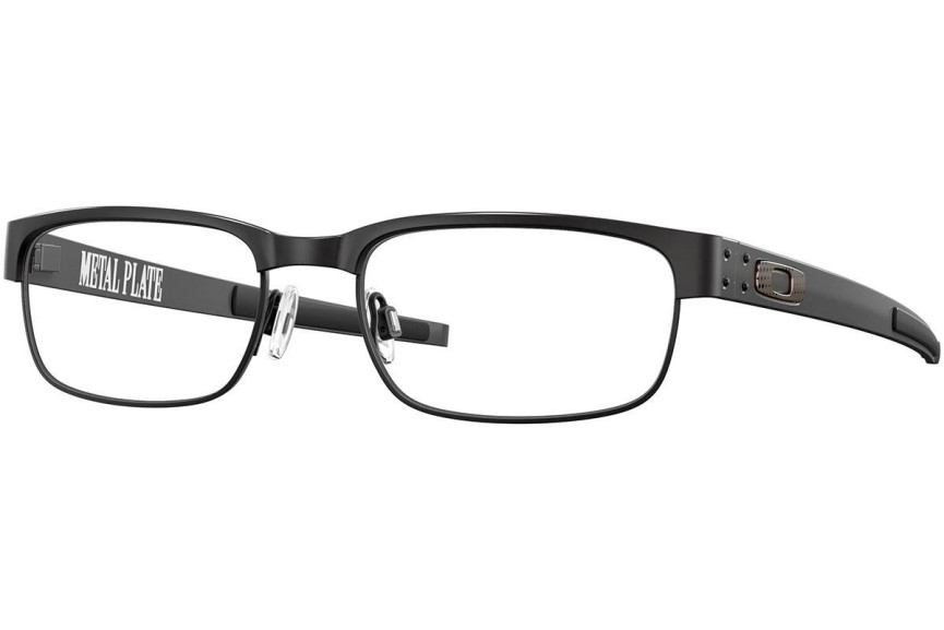 Glasses Oakley Metal Plate High Resolution Collection OX5038-11 Prostokątne Czarne