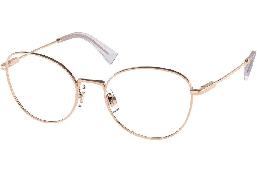Okulary korekcyjne Miu Miu MU50UV SVF1O1 Okrągłe Złote