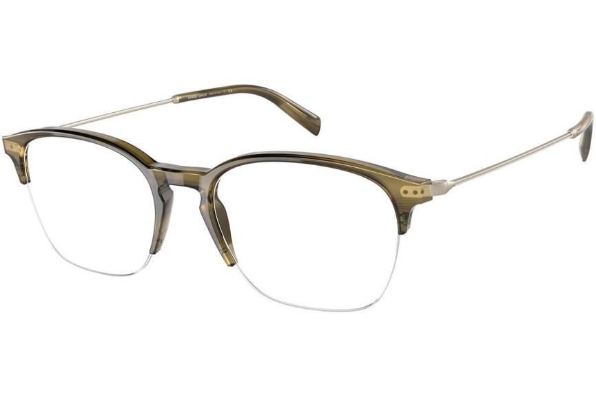 Okulary korekcyjne Giorgio Armani AR7210 5442 Browline Zielone