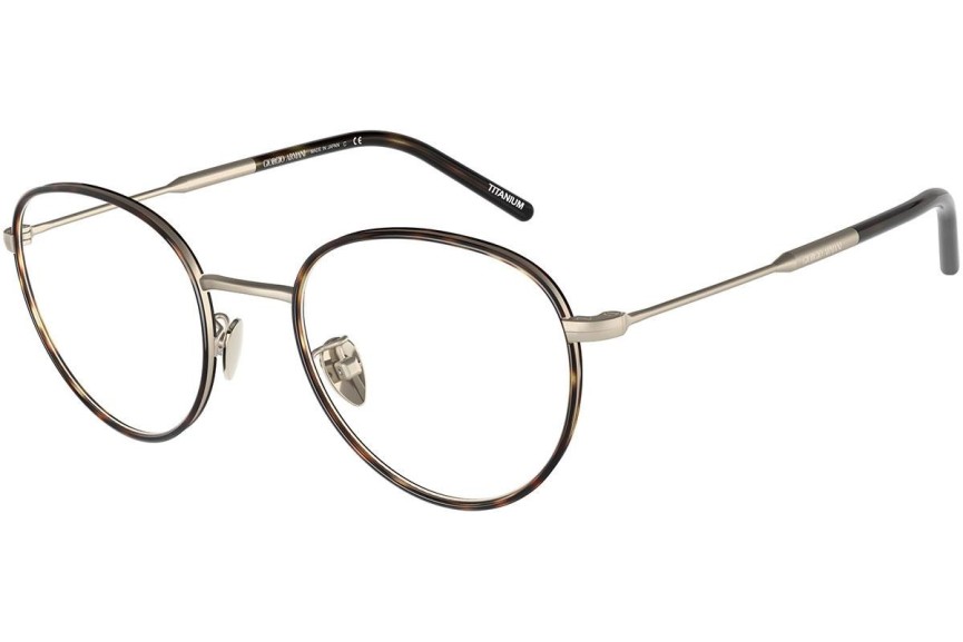 Okulary korekcyjne Giorgio Armani AR5114T 3336 Okrągłe Złote