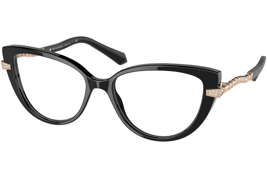 Okulary korekcyjne Bvlgari BV4199B 501 Kocie oczy Czarne