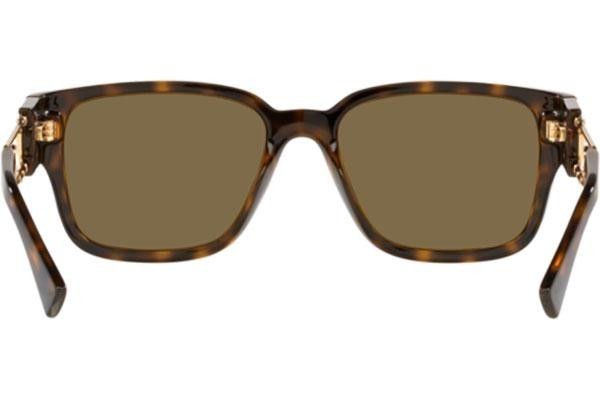 Okulary przeciwsłoneczne Versace VE4412 108/73 Kwadratowe Havana