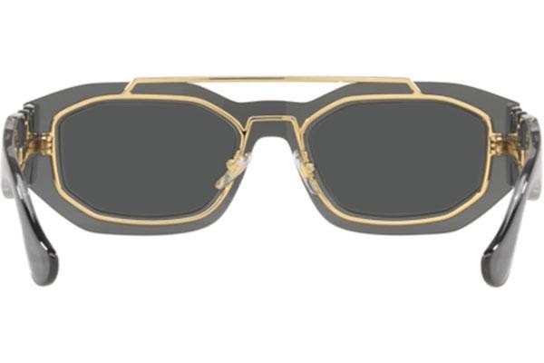 Ochelari de soare Versace Medusa Biggie VE2235 100287 Dreptunghiulari Gri