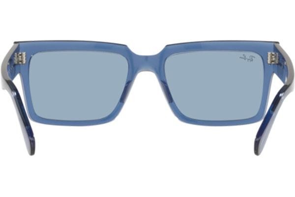 Okulary przeciwsłoneczne Ray-Ban Inverness RB2191 658756 Kwadratowe Niebieskie
