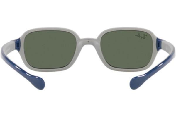 Okulary przeciwsłoneczne Ray-Ban Junior RJ9074S 709671 Prostokątne Niebieskie