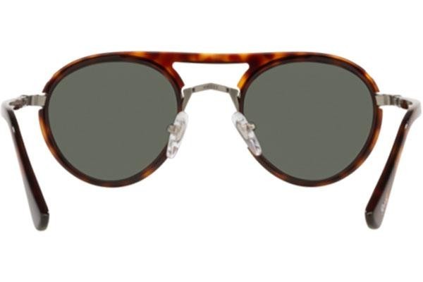 Okulary przeciwsłoneczne Persol PO2485S 114458 Polarized Okrągłe Havana