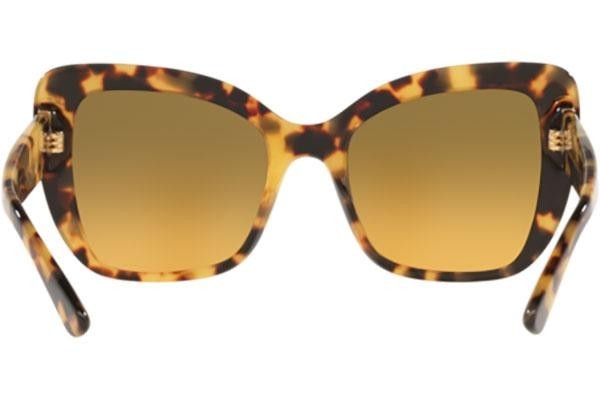 Okulary przeciwsłoneczne Dolce & Gabbana DG4348 512/18 Kocie oczy Havana