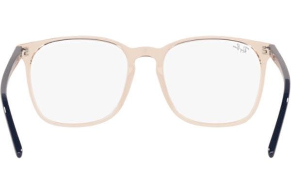Okulary korekcyjne Ray-Ban RX5387 8138 Kwadratowe Brązowe