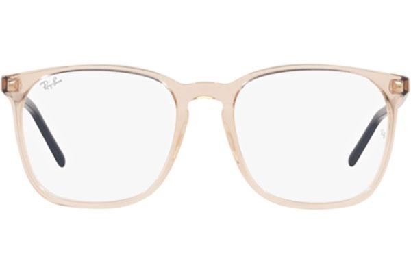 Okulary korekcyjne Ray-Ban RX5387 8138 Kwadratowe Brązowe