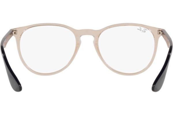 Okulary korekcyjne Ray-Ban Erika RX7046 8138 Kwadratowe Brązowe