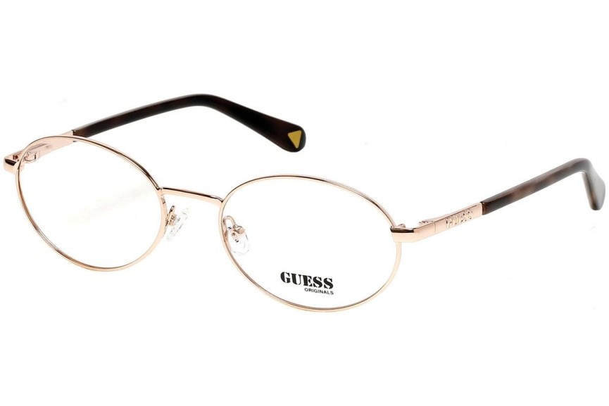 Okulary korekcyjne Guess GU8239 032 Owalne Złote
