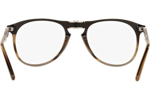 Okulary korekcyjne Persol PO9714VM 1135 Pilotki (Aviator) Czarne